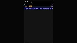 Display Current Time in Python