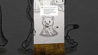 Cute little Ghost 👻 ❤️ Drawing Request #ghost #art #drawing