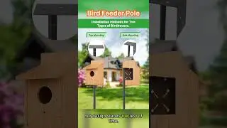 Awesome! Heavy Duty Bird Feeder House Poles #ad #outdoors
