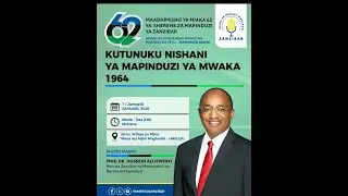 #LIVE🔴:HAFLA YA KUTUNUKU NISHANI YA MAPINDUZI YA MWAKA 1964.