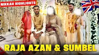 NIKKAH HIGHLIGHTS || RAJA AZAN & SUMBEL || KASHMIRI || #apnakashmirirang #weeding #uk #nikah 
