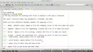 Types of Files, Opening & Closing file in Python with demo