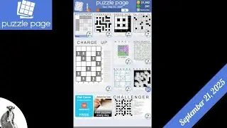 Puzzle Page Daily Puzzles - September 21 2025