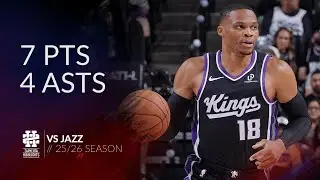 Russell Westbrook 7 pts 4 asts vs Jazz 25/26 season