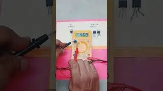 How to check mosfet with multimeter #short 💯😯