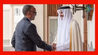 President Kagame met with HH Sheikh Tamim bin Hamad Al Thani, Emir of the State of Qatar, in Doha