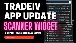 TradeIV App Update: Scanner & Crypto Widget