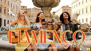 Mediterranean Passion 🎻 Flamenco Folk Orchestral Fusion | Guitar, Violin & Accordion