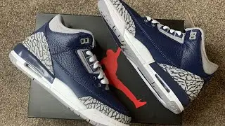 Air Jordan 3 Retro Georgetown 2021 (Gs) Unboxing #shorts