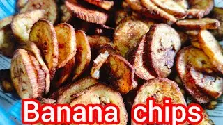 Raw banana chips/crispy raw banana chips/prativa's kitchen 