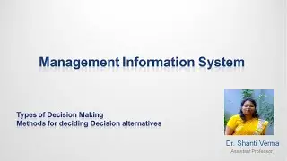Decision Making system types