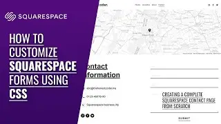 How to customize a contact form in Squarespace? 😲 | Creating a modern contact page in Squarespace