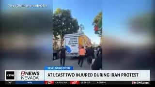 Man drives U-Haul truck through anti-Iran regime protests