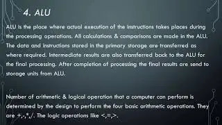 Basic Computer Operation