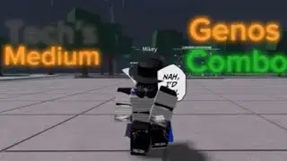 Tech’s Medium Genos Combo #shorts #thestrongestbattlegrounds