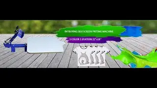 INTBUYING Screen Printing Press One Color One Station