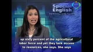 Learn English with VOA Special English - A Call for Equal Rights for Women Farmers