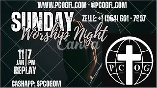 🔴LIVE:Gospel/Christian: Sunday service night | 1/11/202￼￼6 | Providence Church of God | 3143 W Atl…