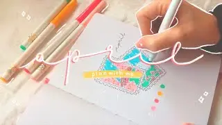 PLAN WITH ME April 2020 || Bullet Journal Set Up