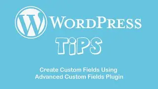 Create Custom Fields Using Advanced Custom Fields Plugin