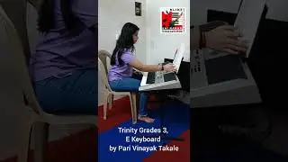 Sai Nanak Music School Student #Pari_Takale playing #trinity #Grade_3 Electronic #keyboard #sainanak