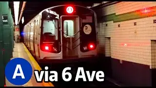 ⁴ᴷ⁶⁰ A Trains Running on the 6th Avenue Line