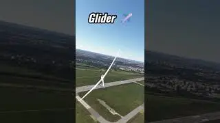 Glider ✈️ Stunning Aerial Flight!