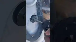 How to open washing machine transit bolts #shorts