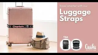 Never Lose Your Luggage Again ✈️ | Personalised Travel Tags by Cash&rsquo;s