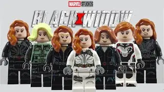 Every LEGO Black Widow / Natasha Romanoff Minifigure ever made! VS movie and video game