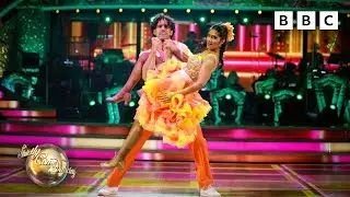Balvinder & Julian Salsa to Rhythm Is Gonna Get You/Get On Your Feet ✨ BBC Strictly 25