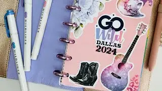 #GOWILD Series | Planner Set-up | Go Wild Planner Conference | Stickerbook Haul | Plan With Me