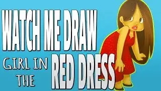 Watch me Draw: Red Dress