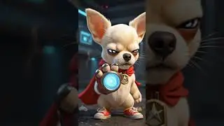SMALL HERO, BIG SAVE #Digiwide #cartoon #animation #chihuahua #funny #superhero