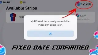 Efootball points, strips, players, items REDEEM DATE FIXED | PES 2021 MOBILE