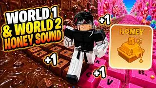 HONEY KEYS +1 Speed Keyboard Escape Candy & Chocolate World 1 & 2 All Stages