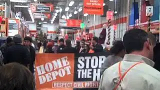 Occupy Atlanta mic checks Home Depot