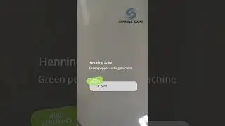 Henning Saint Color Sorting Machine for Green Pepper