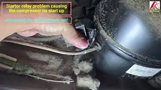 Fridge repair Hitachi Startor relay problem causing the compressor & whole fridge no cold20250630
