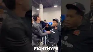Ryan Garcia SHOVES Devin Haney & BRAWL BREAKS OUT at FIRST FACE OFF during Super Bowl Week