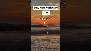 Solve This Fun Math Puzzle and Test Your IQ! Day9! #math #quiz #triviatricks #mathematics