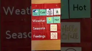 DIY on How To Make an Interactive Calendar using a Dollar Tree Pocket Chart Part 2