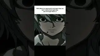 absolute cinema 😎🙌#deathnote #L credit to aguxx