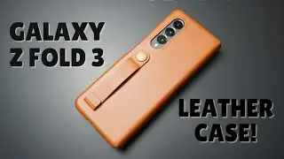 Samsung Galaxy Z Fold 3 Leather Flip Cover with Stand Review