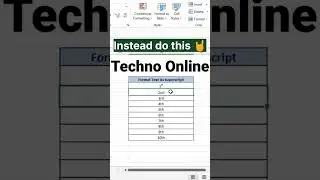 Format text as superscript _ Excel tutoring _ Excel for fresher _ Excel hacks _ excel tips and trick