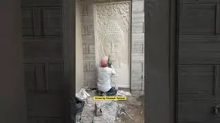 Stone Mural #entrance #shorts #housedesign #youtubeshorts