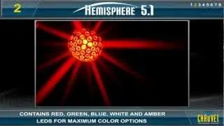Hemisphere 5.1 Dazzling, multi-colored centerpiece effect by Chauvet DJ