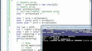 memviewer2 part1 - static, dynamic, and constant arrays