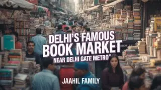Delhi&rsquo;s Famous Sunday Book Market 📚 | Cheapest Books in Daryaganj, Delhi Gate Metro | By Kishan