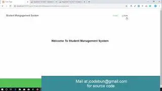 Student Management system project in Php with source code and project report